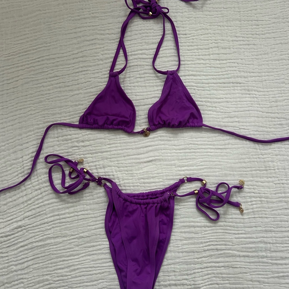 PacSun Purple Charm Bikini Set